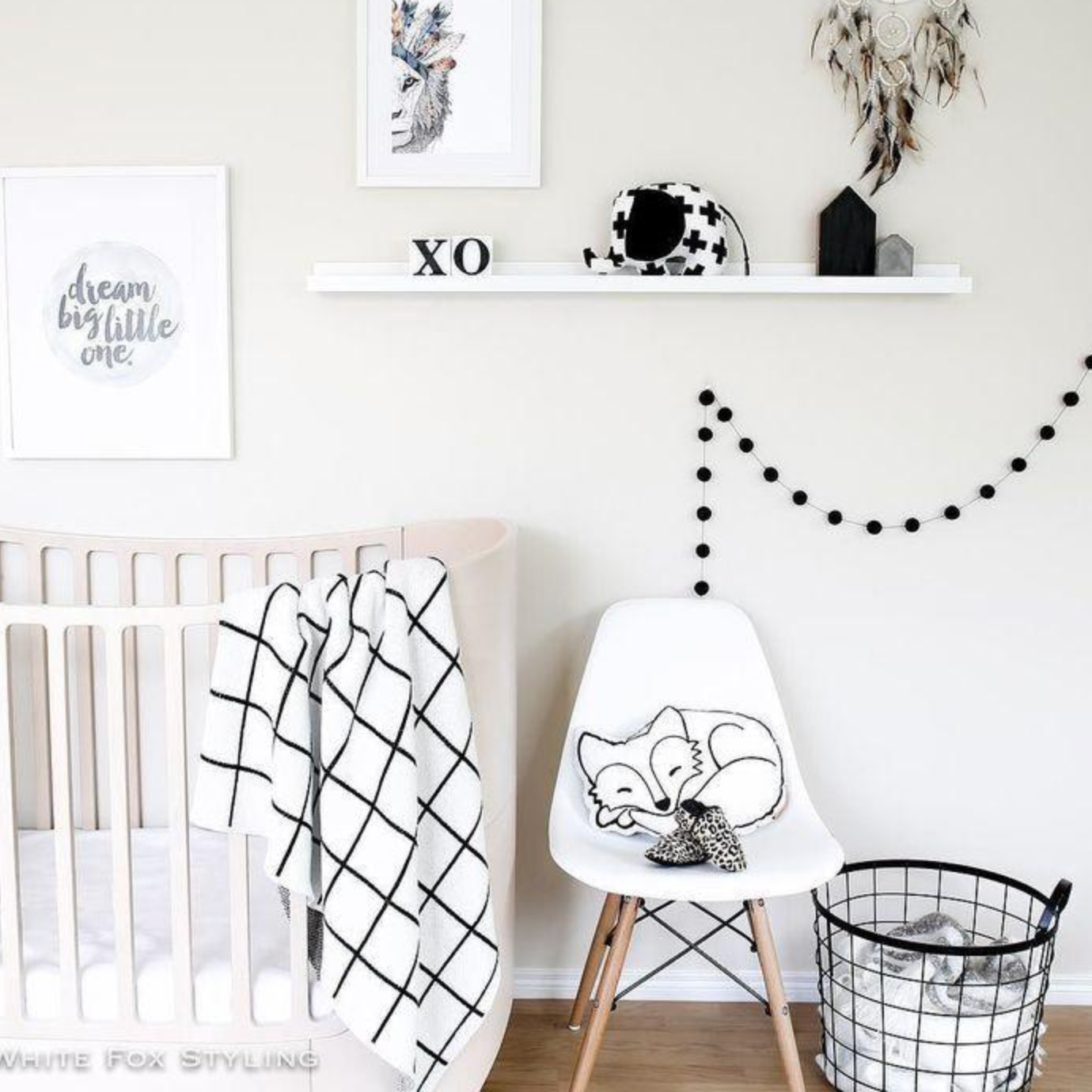 Monochrome Nurseries & Children's Rooms