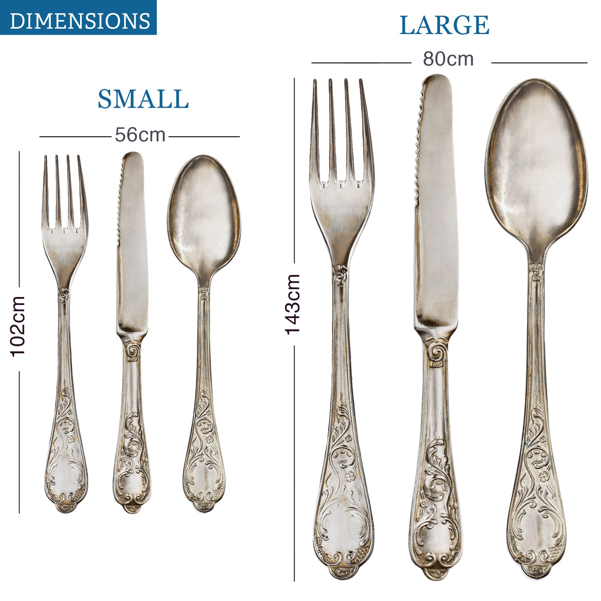 Antique Cutlery Fabric Wall Stickers