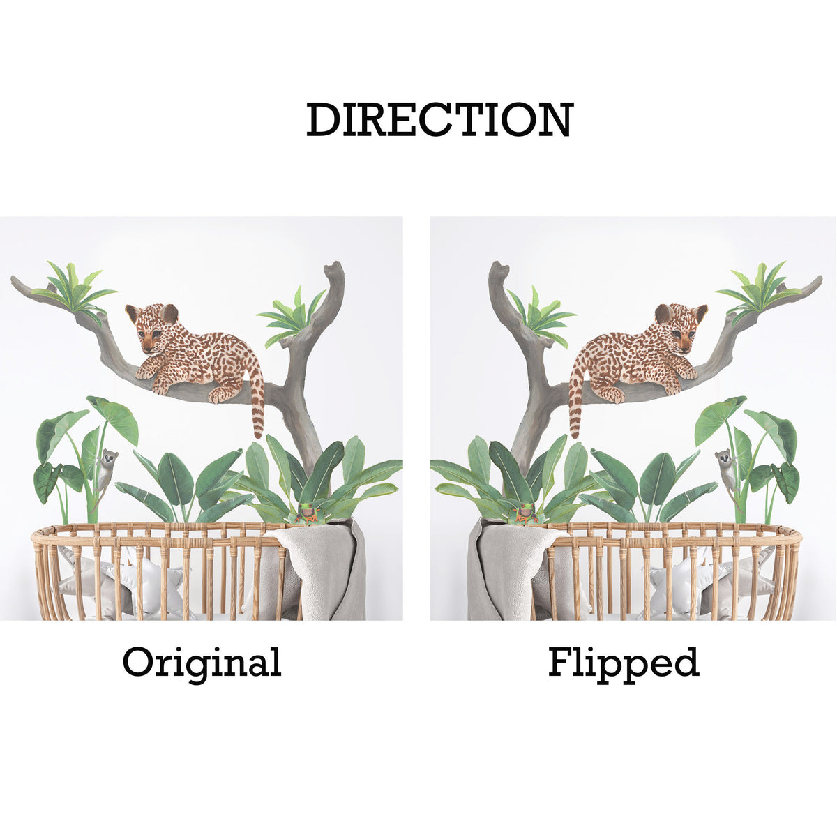 Baby Jaguar and Friends Wall Sticker