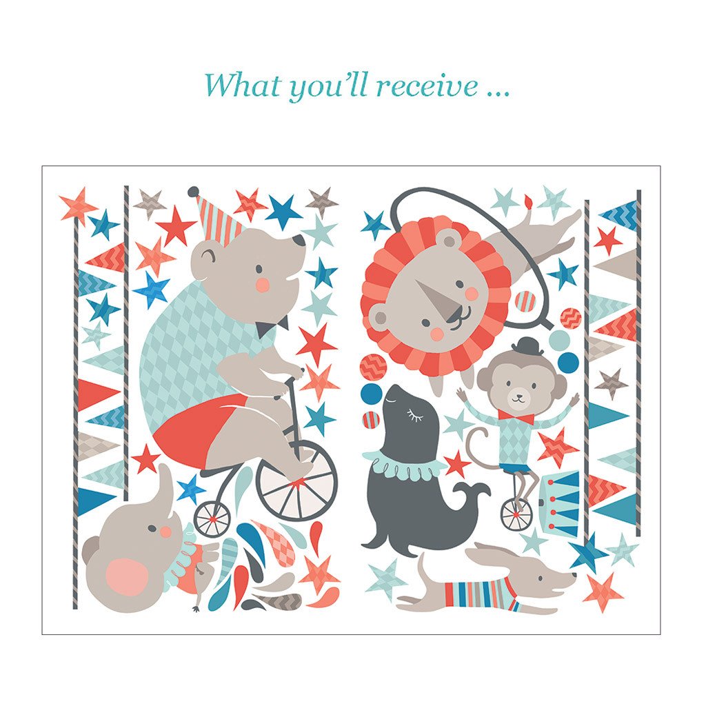 Nursery Circus Wall Sticker