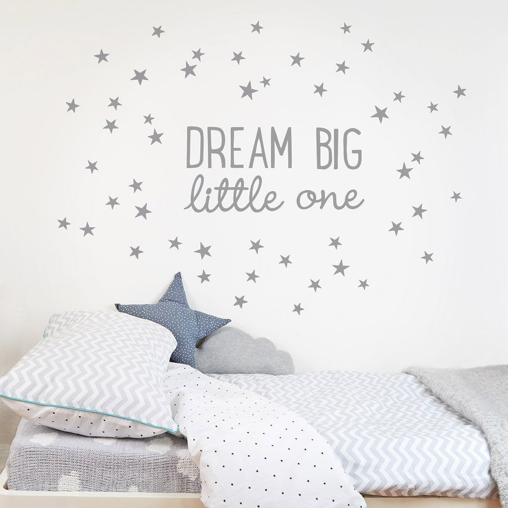 Dream Big Quotation wall sticker