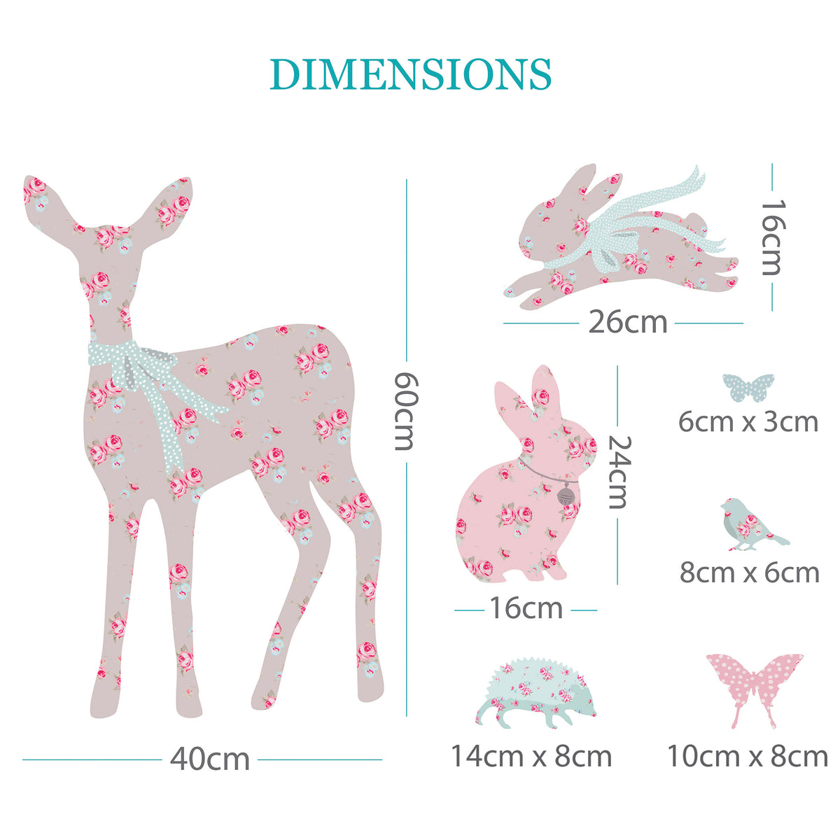 Fawn and Friends Wall Sticker