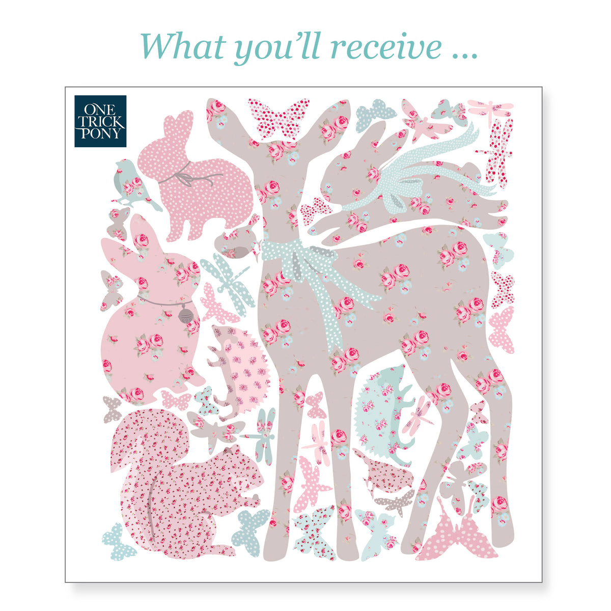 Fawn and Friends Wall Sticker