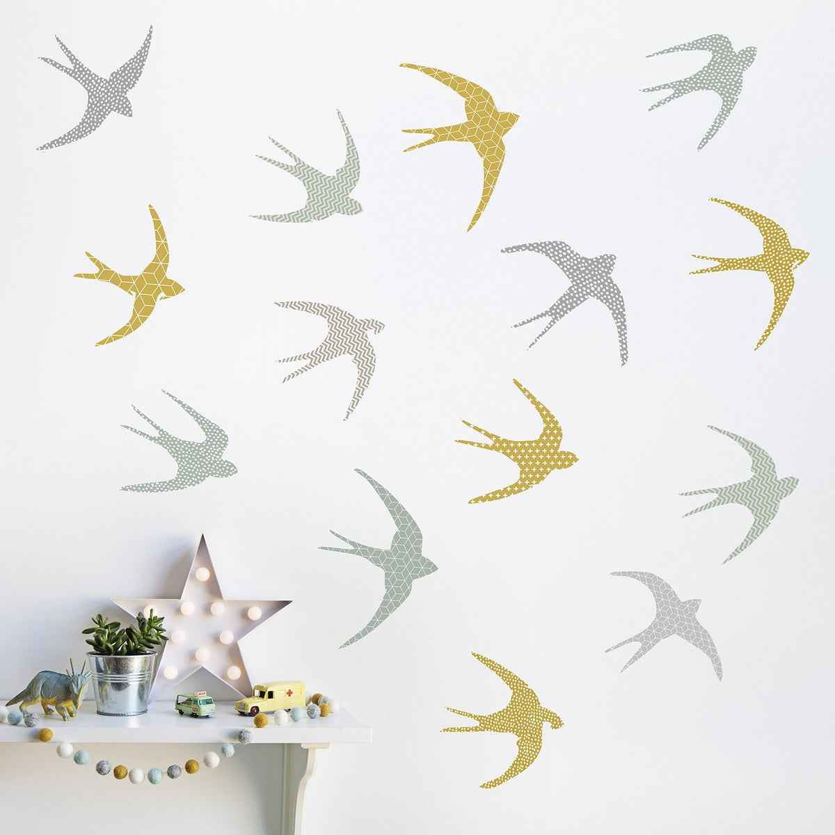 Birds in Flight Wall Stickers