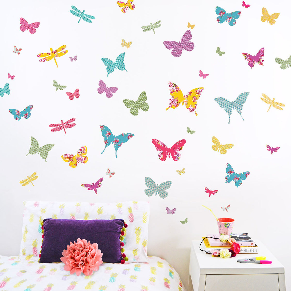 Shanghai Butterflies Wall Sticker