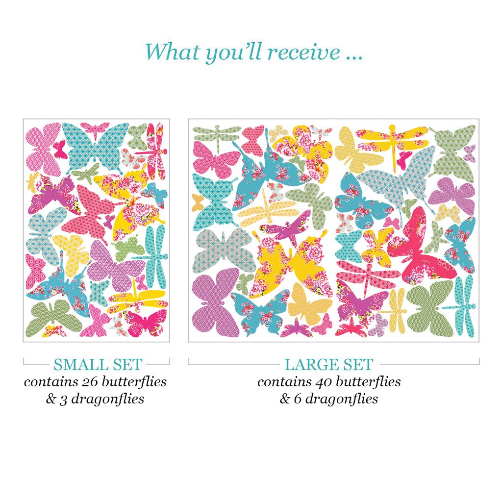 Shanghai Butterflies Wall Sticker