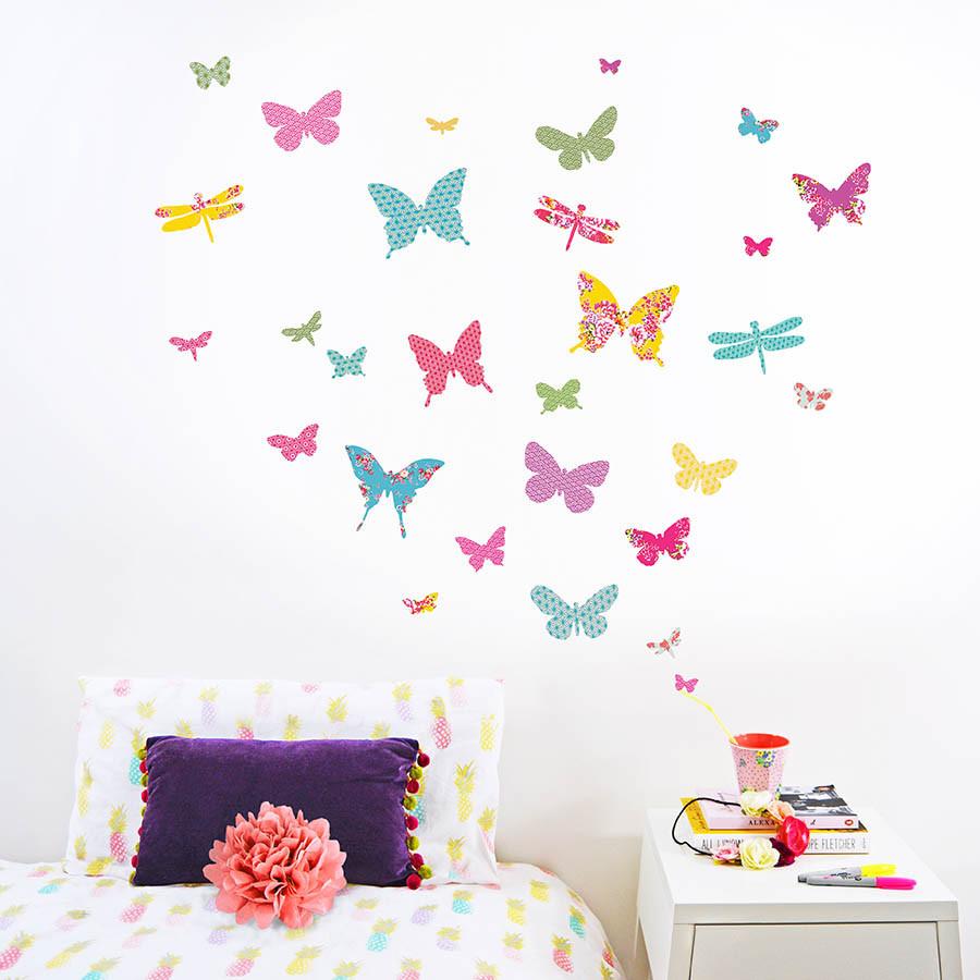 Shanghai Butterflies Wall Sticker