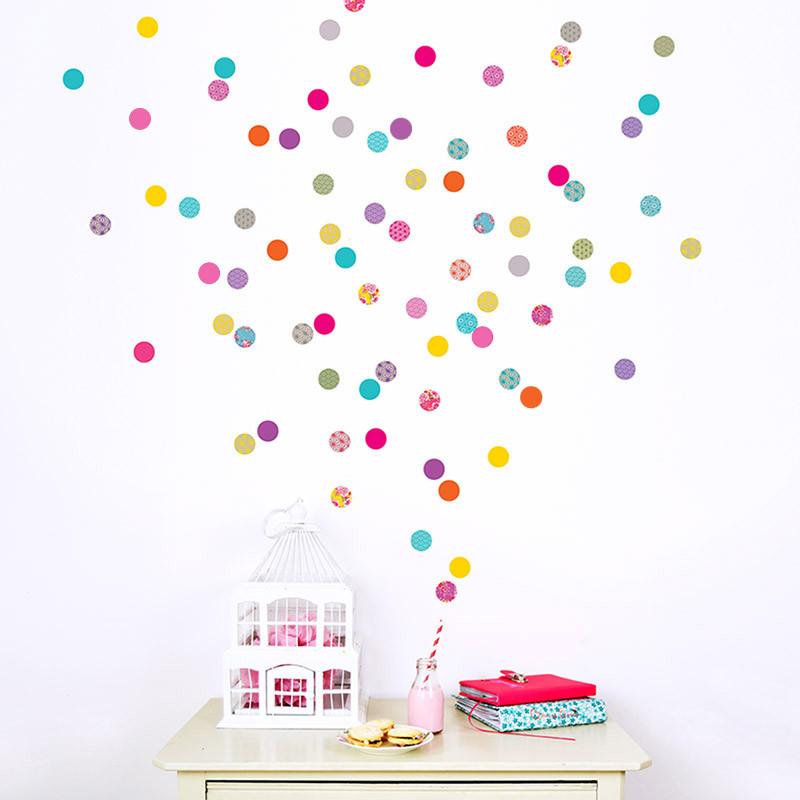 Shanghai Polka Dot Confetti Wall Stickers